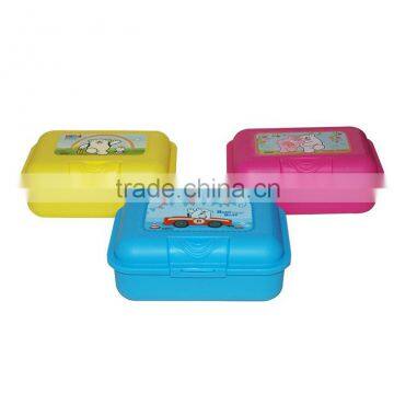 Food grade simple and conveninent plastic lunch box with BPA free certificate