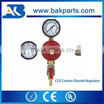 CO2 Carbon Dioxide Regulator Double Gauge Pressure Regulator