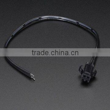 2 Pin JST SM 2.5mm Female Connector Jumper Wire Cable Assembly 20cm Black