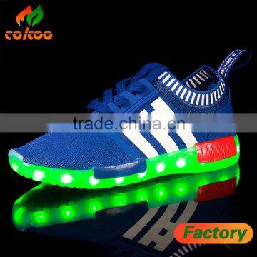 2016 new style led shoes size 25-46 costomized led sneakers luminous shoes comfortable led shoe flashing light shoes