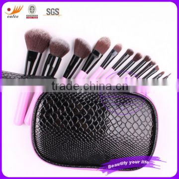 New best seller hot pink brush set with 12pcs