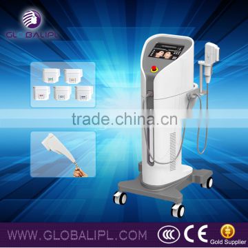 2016 newest big intensity ultrasound wrinkle removal with 5 heads anti-fat equipment