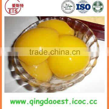 Cannned Halves Slice Yellow Peach Supplier