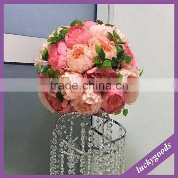 35cm custom made artificial peony flower arrangement wedding centerpiece