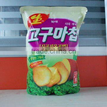 Vacuum fried sweet potato chips