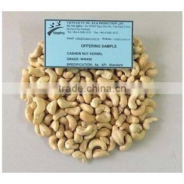 VIETNAM HIGH QUALITY CASHEW NUTS WW450, WW320, WW240