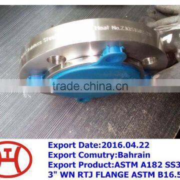 ASTM A182 SS310 3" WN RTJ FLANGE ASTM B16.5