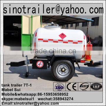 1000liters diesel tank bowser trailer