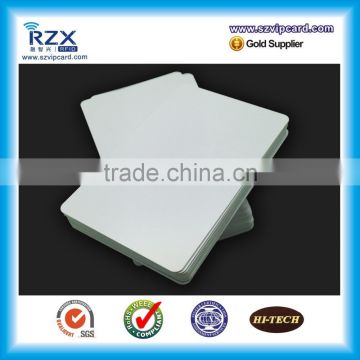 Blank card with overlay laminated 125Khz RFID chip thermal printable PVC rfid hotel key card