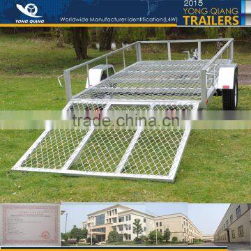 10x5 High Quality Power Coated Landscape ATV Trailers for Sales photo-6