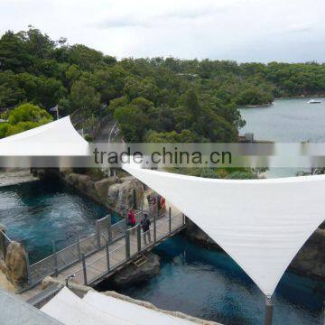 HDPE Waterproof Polyester Sun Shade Sail Awning Shade Tarps photo-4