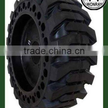 Top Quality 10-16.5 12-16.5 Solid Bobcat Skidsteer Tires With Rims photo-6