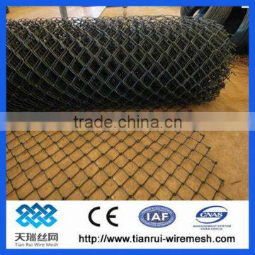 Top Sale High Quality PVC Coated Galvanized Chain Link fence Diamond Shaped Steel Wire fence(ISO9001;MANUFACTURER)