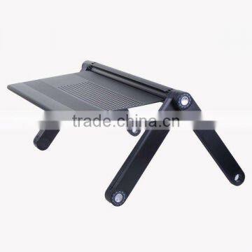 Adjustable Vented Portable Folding Aluminum Laptop Notebook PC Table Desk Tray