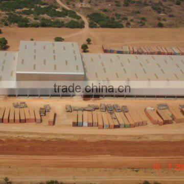 CE&ISO prefab steel warehouse