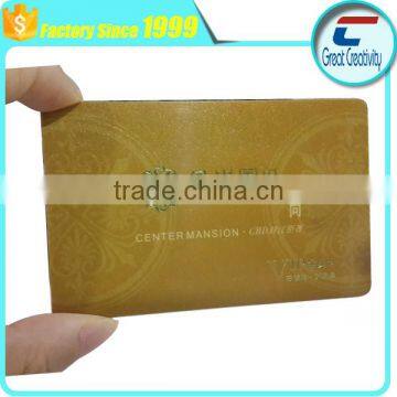 Custom LOGO Metallic Gold/ Silver PVC Card photo-6