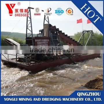 Hot selling chain bucket river sand dredger for sale