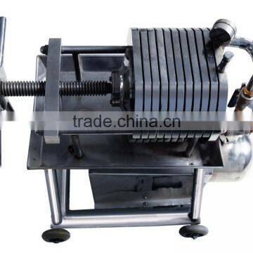 Small Manual Multi-Layer Stainless Steel Frame Filter Press For Laboratory photo-2