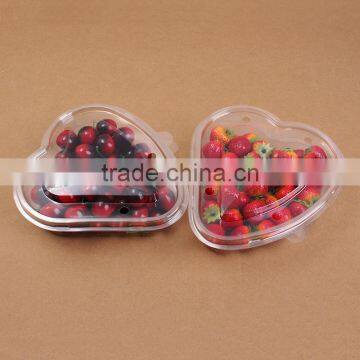 Heart Shaped PET Disposable Plastic Fruit Container/salad Boxes photo-4