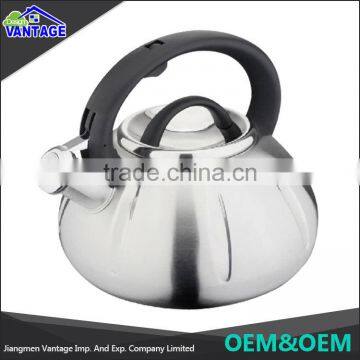 2016 New Arrival Stainless Steel Whistling Water Kettle Cheaper Wholesale