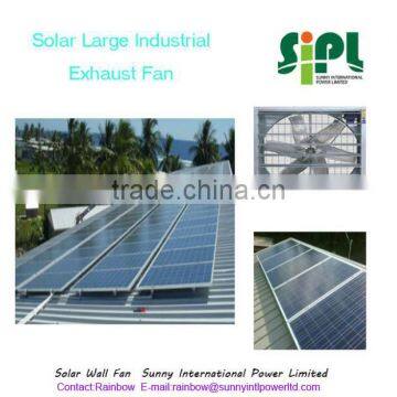 Vent Tool New Design! Solar Panel Industrial Negative Pressure Type Ventilation Wall Fan With dc Motor photo-4