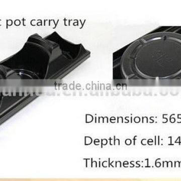 Professional manufacturer super quality unpainted flower pot with tray