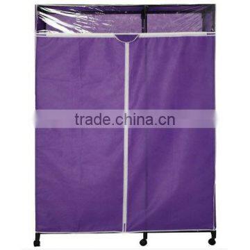 Purple Wardrobe Closet, Bedroom Non-wove Fabric Wardrobe