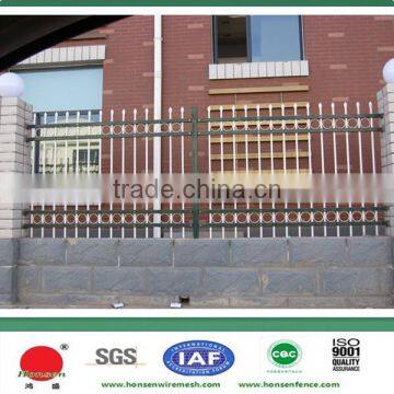 2014 hot sale powder coated Garrison & Palisade Fencing