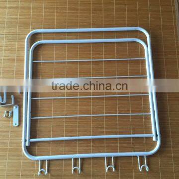 Vivinature 4 Hook Over the Door Rack Hanger for Hanging Clothes Coat Hat Belt Metal photo-3