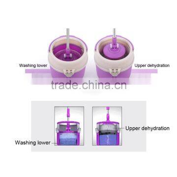 Vivinature 360 Magic Spin Mop Single Bucket 2 Microfiber Rotating Head photo-4