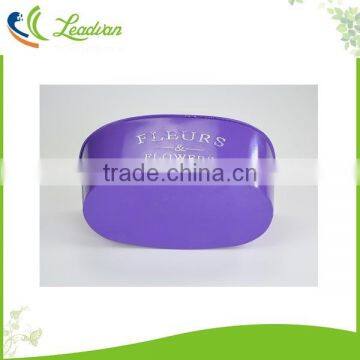 Oval Galvanized Metal Purple Container Buckets Without Handle photo-4