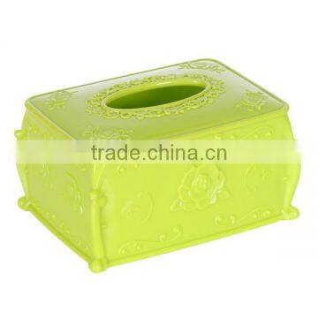 Charming rectangle tissue box Paper towel tube noble tray tissue holder napkin box paper storage box facial tissue