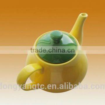 Porcelain Color Decal Teapots