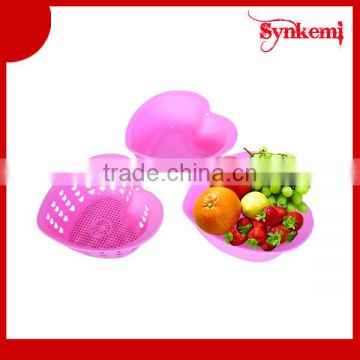 Plastic fruit and vegetable rice sieve