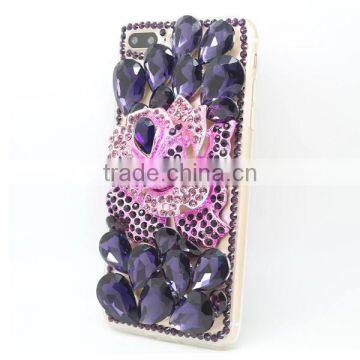 PC +TPU Phone Case Diamond Sticker Phone Hull Protective Back Cover for Iphone 7 7plus photo-3