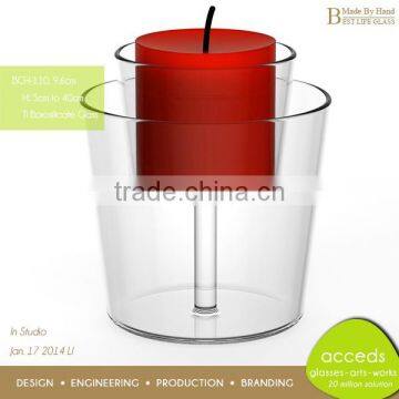 Promotion Stylish Handmade Pyrex Glass Candlesticks Wholesale photo-4