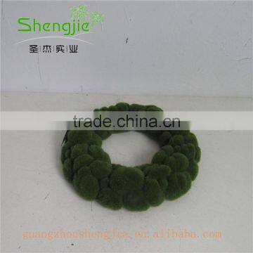 SJLJ013313 Artificial Moss / Plastic Moss Wreath for Decoration photo-5