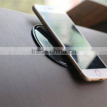 Super Sticky Silica Gel Pads Black Round Fixate Gel Pad Washable And Reusable photo-2