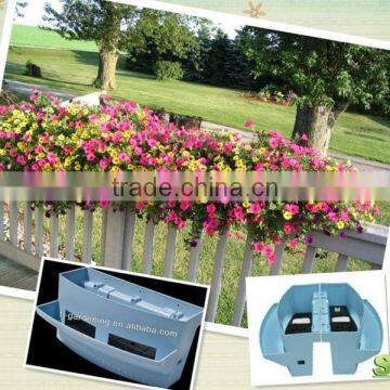 Vertical Garden for Fence and Street Decor PP Plastic Flower Pot and Planter