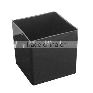 Black Plastic Pot Square