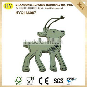 New Unfinished Factory Deer Wooden Craft Hanger on Sale photo-2