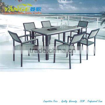 used restaurant dining table and chair set