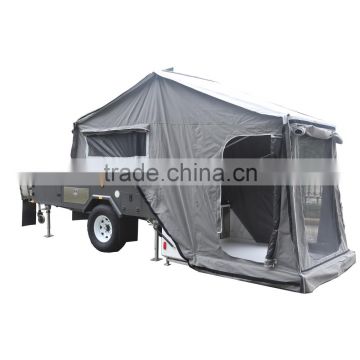 Professional Custom hard floor folding camper trailer for sale