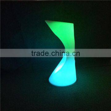 Hotel Bar Sets Novelty Bar Stools 42*38*80cm Bar Chairs With LEDs Inside Plastic Shell Body photo-5
