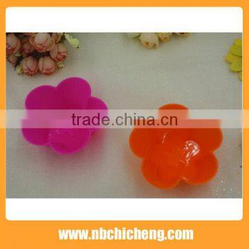 6 Pcs Silicone Egg Tart Mould, Flower Silicone Cake Mould, Silicone Cupcake Molds photo-3