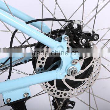 26 Inch Aluminum Alloy Frame Electric Beach Cruiser Bike With Full Suspension for Lady photo-4