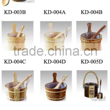 Guangzhuo Fenlin Best Selling Wooden Sauna Scoop &bucket in Sauna Accessories photo-5