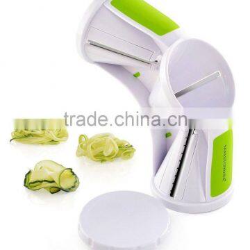 Tri-Blade Spiral Slicer - Spiralizer Cutter Veggie Pasta Maker Cuts Zucchini & Other Vegetables