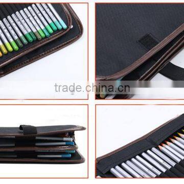Large Capacity 72pcs Pens Two Layer Drawing Pencil Bag for Colleage photo-2