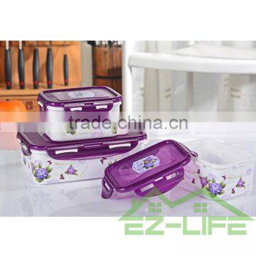 BPA Free Microwave Safe Plastic Food Storage Containers photo-3